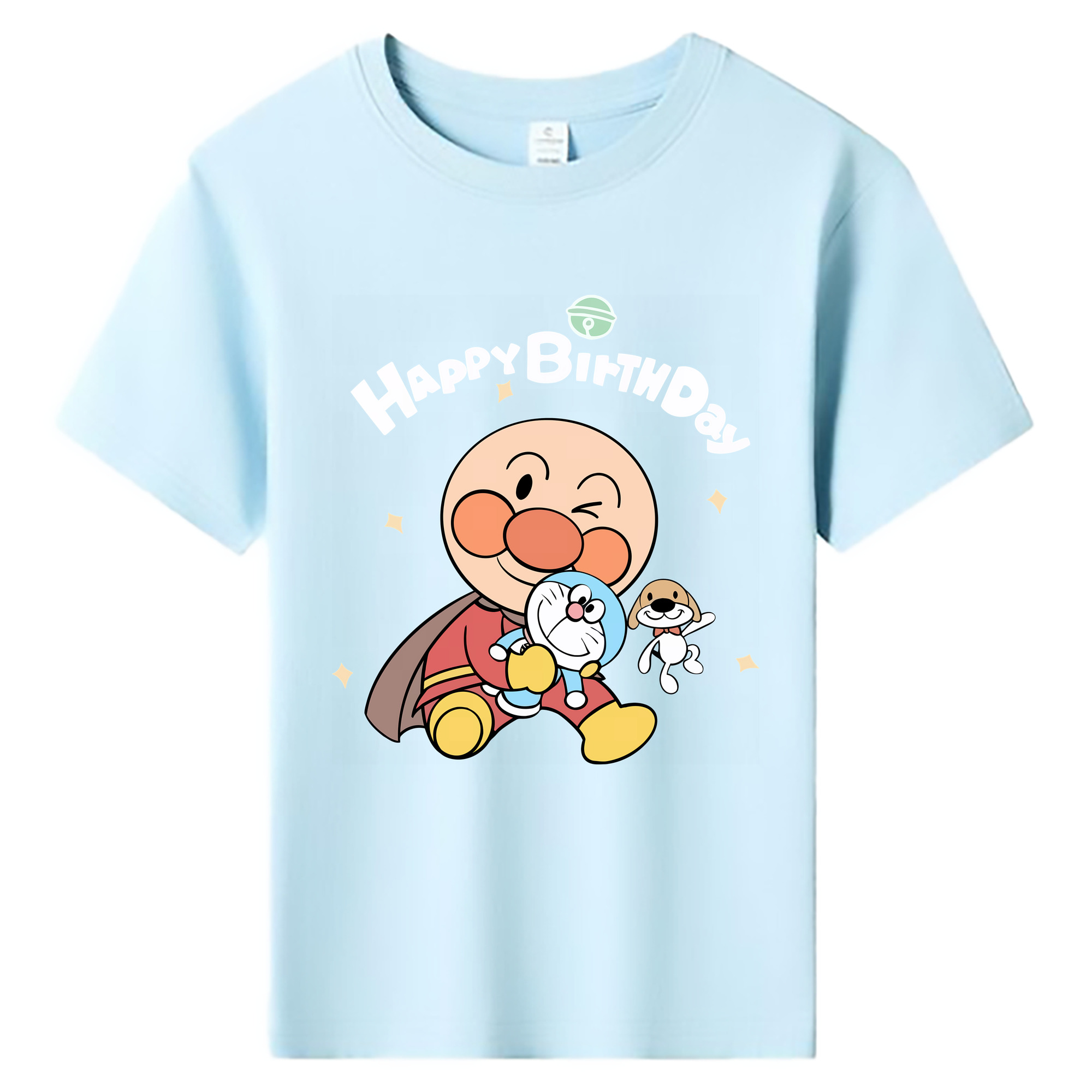 （画像用） アンパンマン Anpanman 綿100％キッズTシャツ（フロントプリント）
